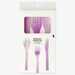 Online Flying Tiger Rosa Kunststoff-Besteck - 6 Stk