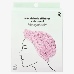 Fashion Flying Tiger Rosa Plüsch-Haartuch mit Dreh-Knopf-Design