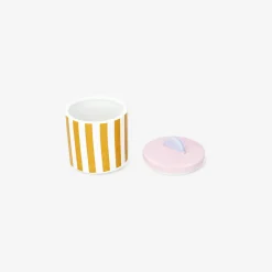 Online Flying Tiger Rosa Vorratsglas mit Streifen und Muschel - 9 cm