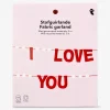 Best Flying Tiger Rote Filzgirlande mit Text - 300 cm