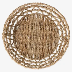 New Flying Tiger Runder Korb aus Seegras - 25 cm