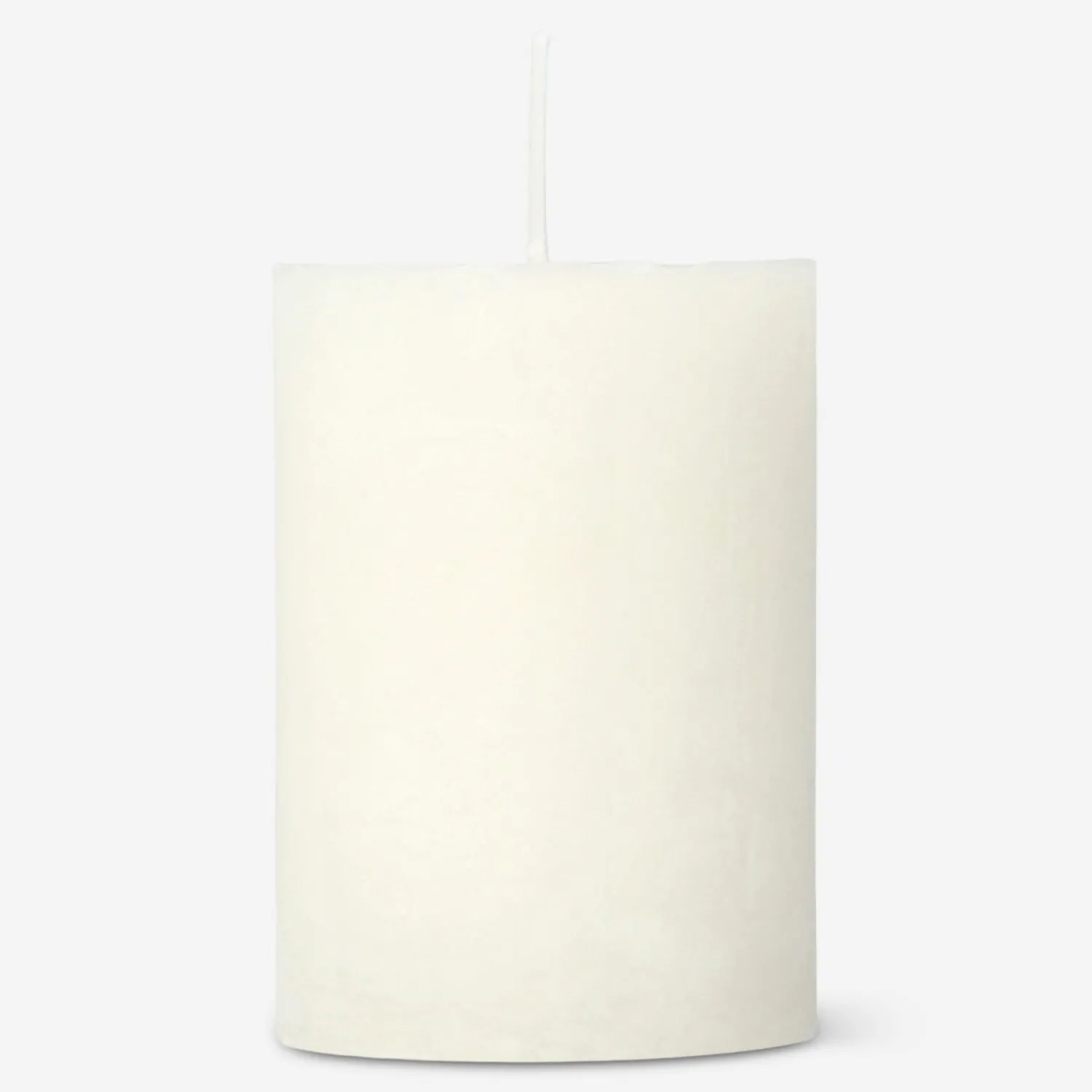 Clearance Flying Tiger Rustikale Stumpenkerze Elfenbeinweiß - 8 cm