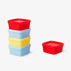 Sale Flying Tiger Satz quadratische Snackboxen - 5 Stk