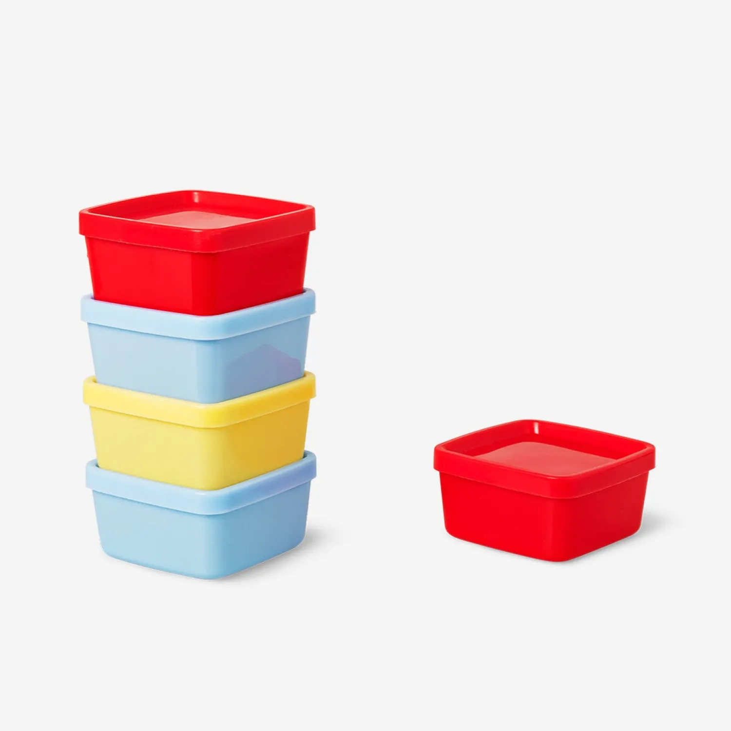 Sale Flying Tiger Satz quadratische Snackboxen - 5 Stk
