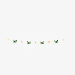 Online Flying Tiger Schmetterlingsgirlande aus Filz - 300 cm