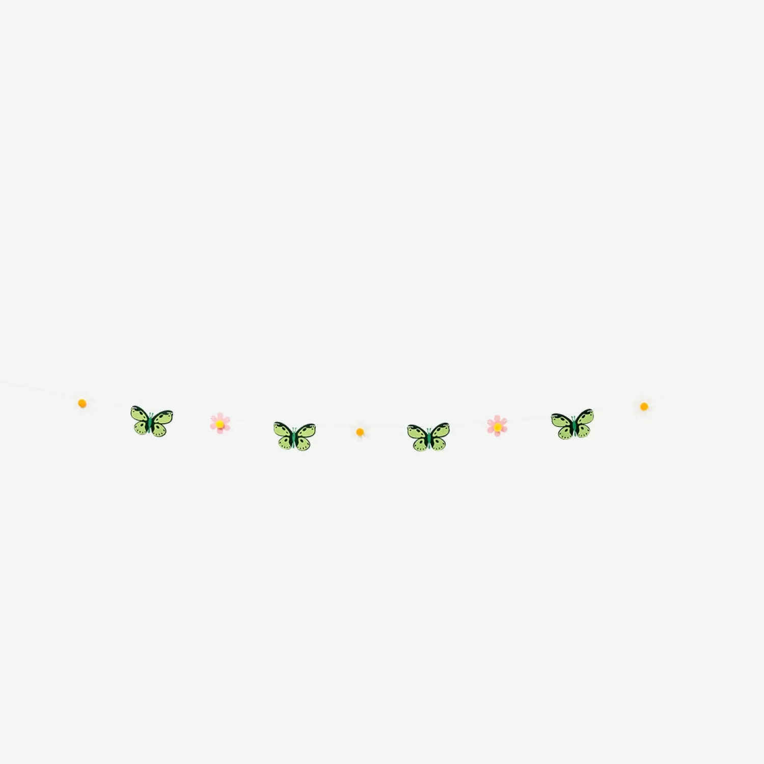 Online Flying Tiger Schmetterlingsgirlande aus Filz - 300 cm