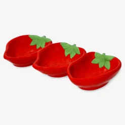Fashion Flying Tiger Schüssel mit Erdbeeren. 3 Stk