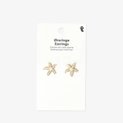 Fashion Flying Tiger Seestern-Ohrringe mit Perlen