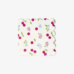 Fashion Flying Tiger Servietten mit Blumen und Kirschen - 16 Stk