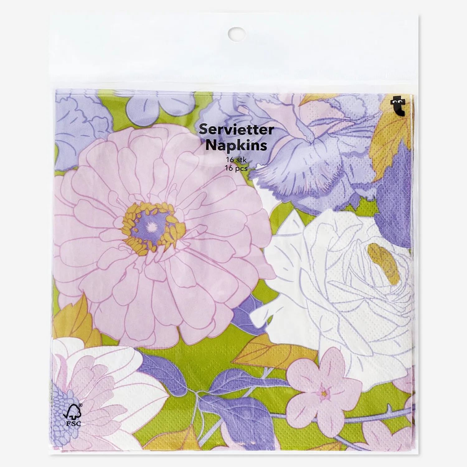 Fashion Flying Tiger Servietten mit Blumenmuster - 16 Stk
