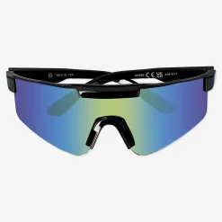 Best Flying Tiger Sportliche graue Sonnenbrille in Übergröße