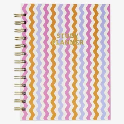Fashion Flying Tiger Studienplaner mit Wellenmuster - Englisch