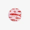 Outlet Flying Tiger Teller mit rosa Fischmotiv - 16 cm