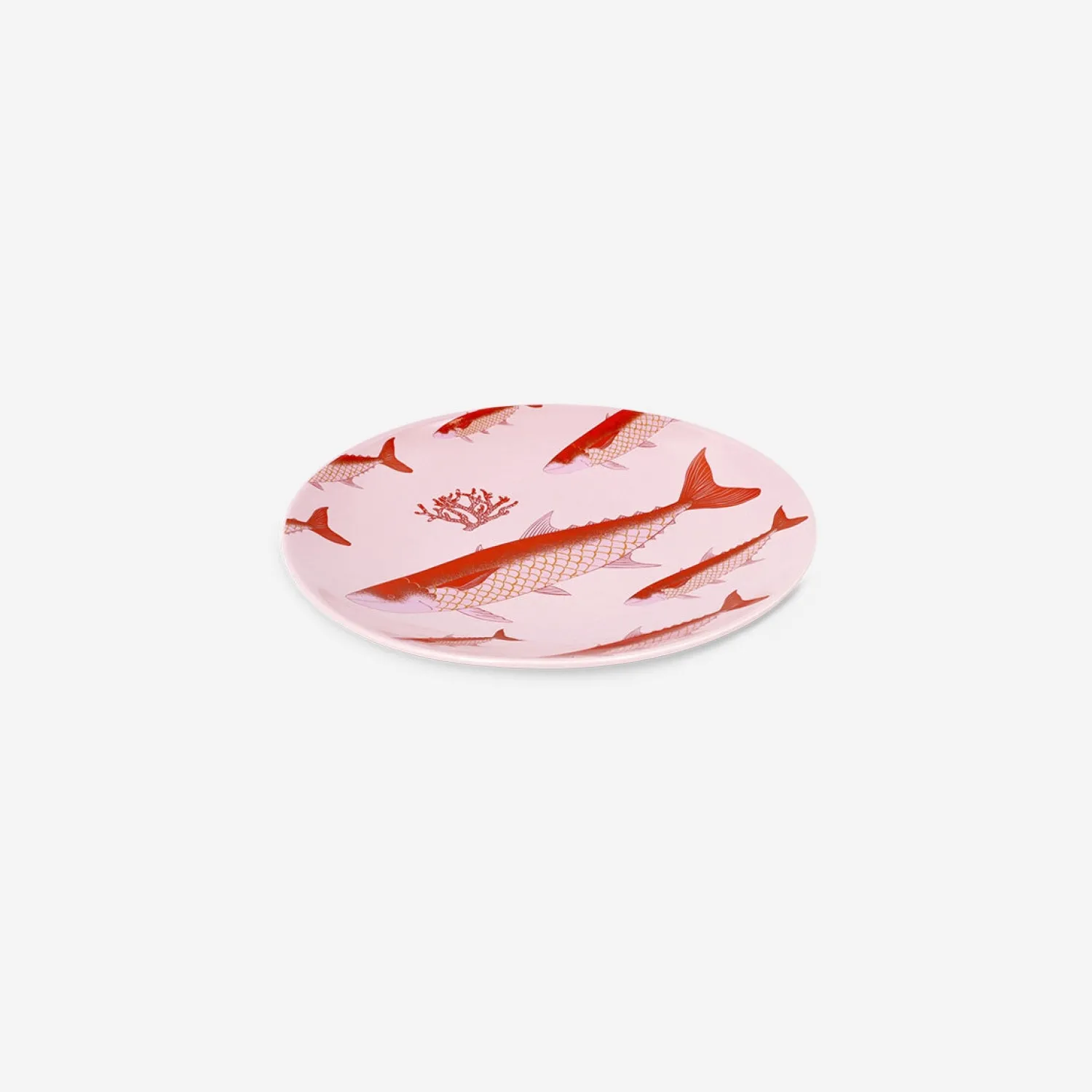 Outlet Flying Tiger Teller mit rosa Fischmotiv - 16 cm