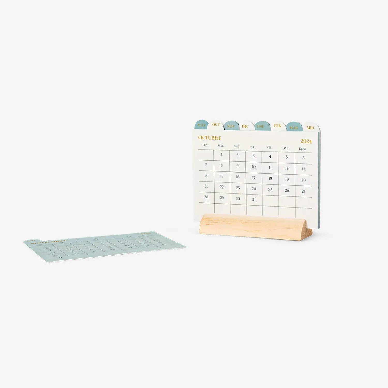 Discount Flying Tiger Tischkalender mit Holzhalterung - Spanisch