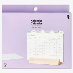 Discount Flying Tiger Tischkalender mit Holzhalterung - Englisch