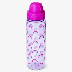 Outlet Flying Tiger Trinkflasche mit Regenbögen und Strohhalm - 700 ml