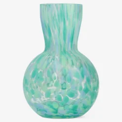 Fashion Flying Tiger Vase mit blauem Spritzerdesign