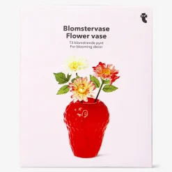 Discount Flying Tiger Vase mit Erdbeeren