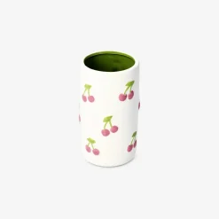 Hot Flying Tiger Vase mit geprägten Kirschen