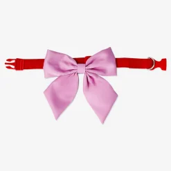 Hot Flying Tiger Verstellbares Halsband für Haustiere mit Schleife