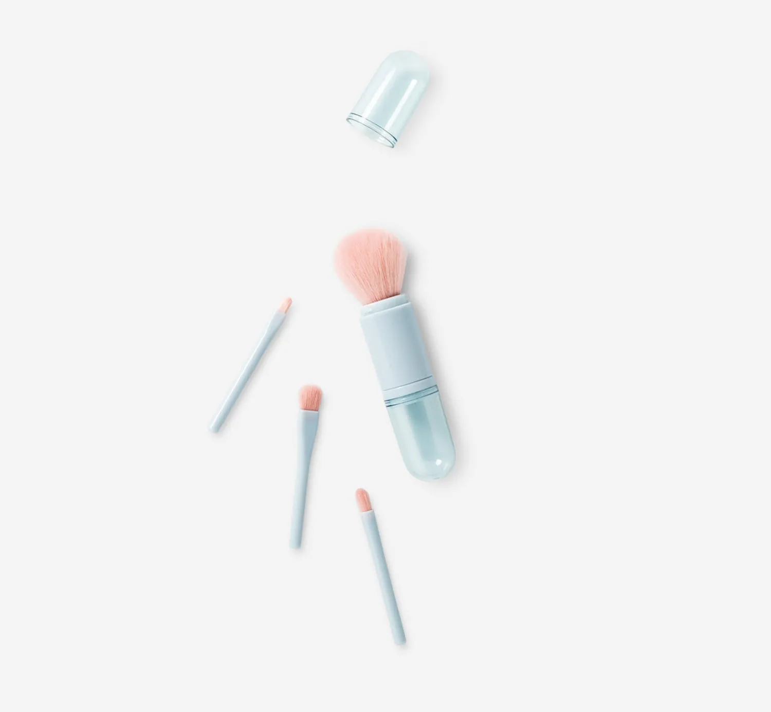 New Flying Tiger Vierteilige mehrfarbige Reise-Make-up-Pinsel