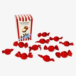 Hot Flying Tiger Vollmilchschokoladenkugeln mit Milchfüllung und Popcorn