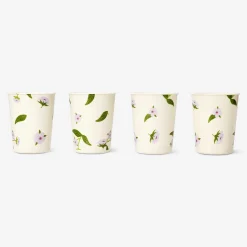 Outlet Flying Tiger Wiederverwendbare Becher mit Kirschblüten - 4 Stk