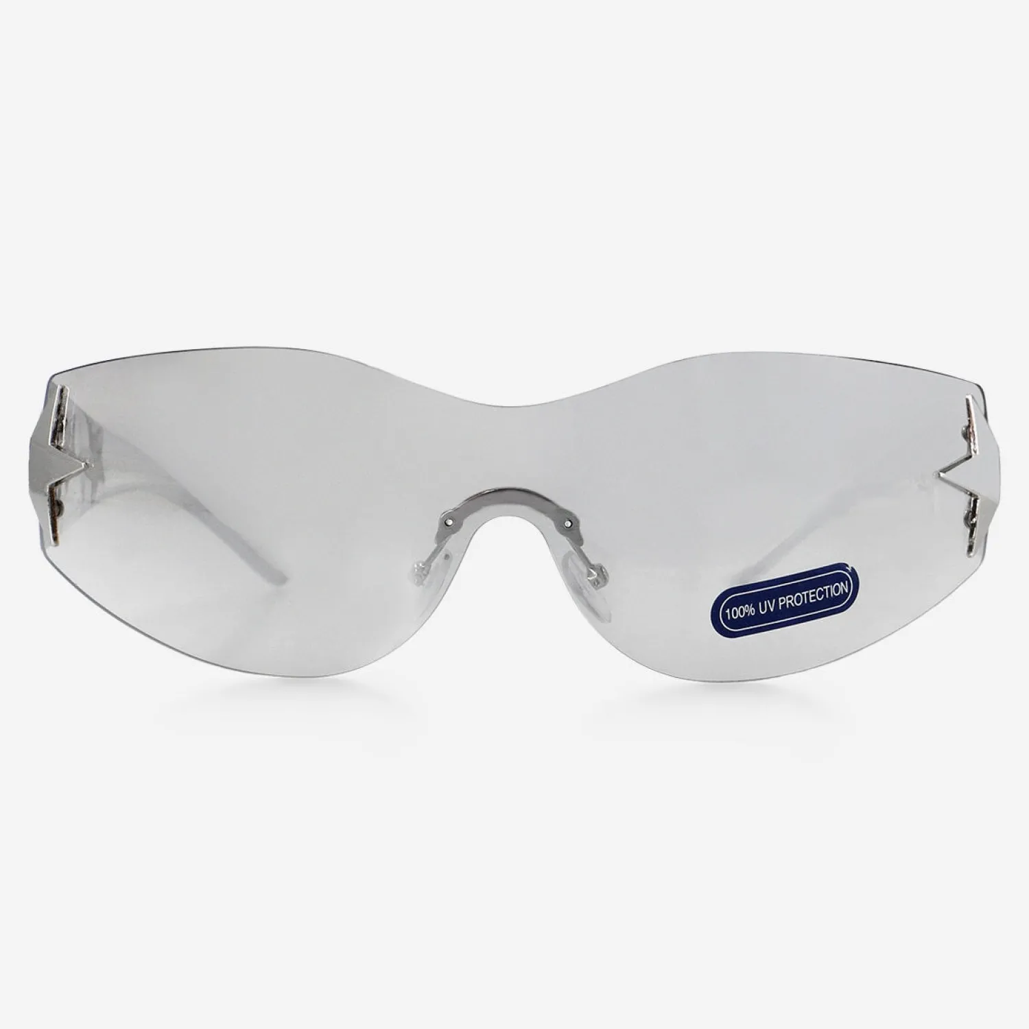 Clearance Flying Tiger Y2K-Sonnenbrille mit Sternen