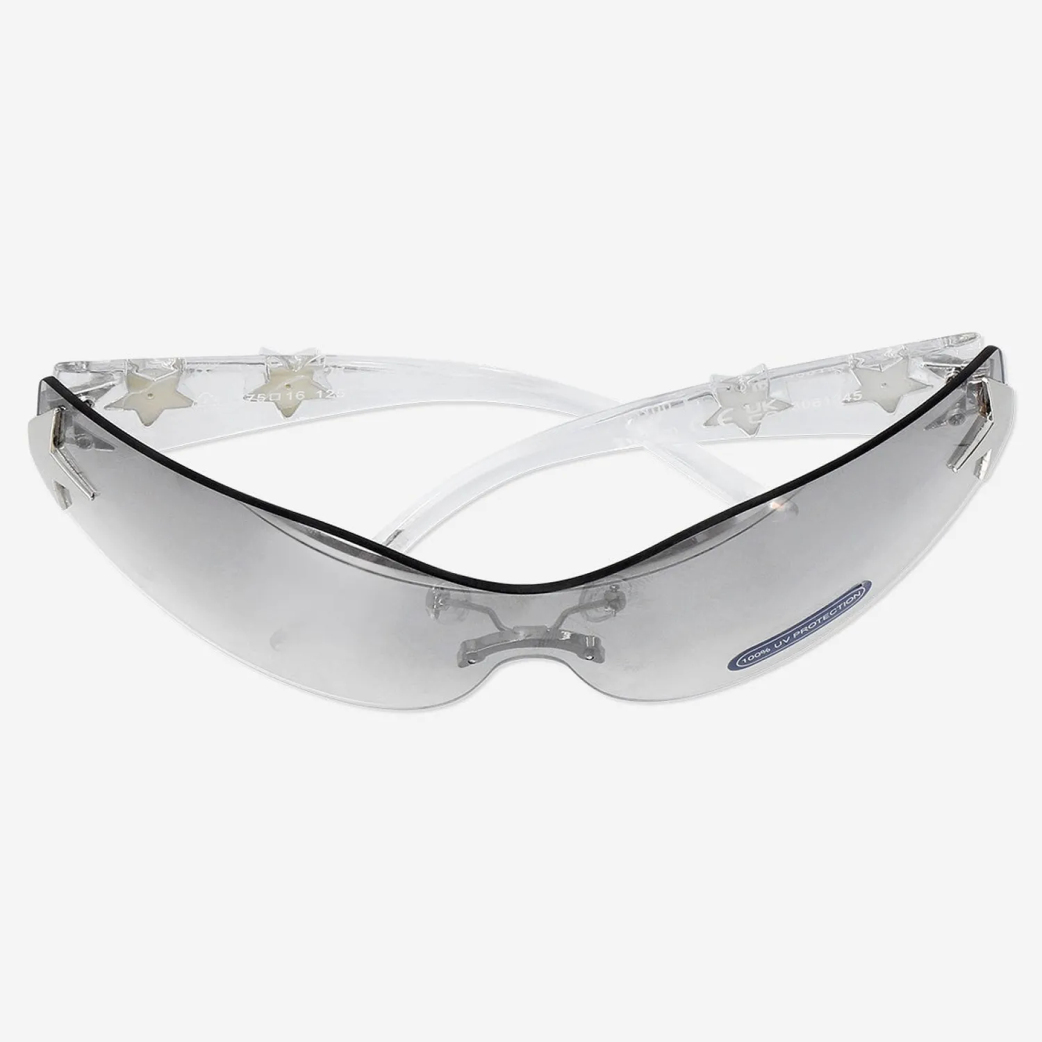 Clearance Flying Tiger Y2K-Sonnenbrille mit Sternen